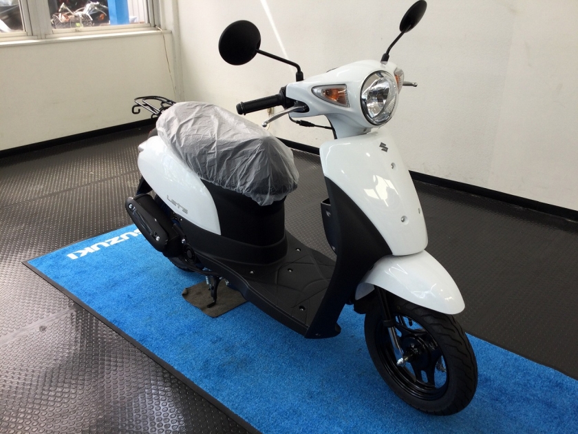 レッツ バスケット含む スズキ Suzuki レッツ ホワイト Sw認定中古車 Zuttoride Market ずっとライドマーケット