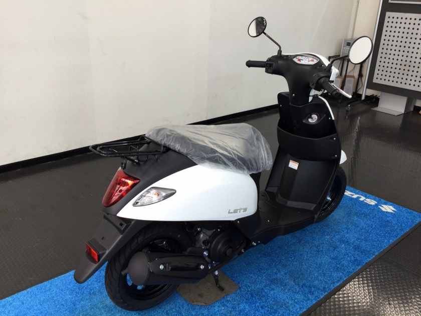 レッツ バスケット含む スズキ Suzuki レッツ ホワイト Sw認定中古車 Zuttoride Market ずっとライドマーケット