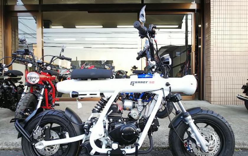 なん 453. 動画あり PHOENIX ガンナー50 希少 綺麗 原付 バイク 50cc 車体